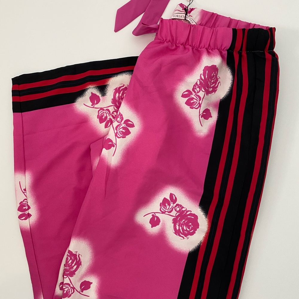 Gorgeous VS wide leg satin lounge pant size XS